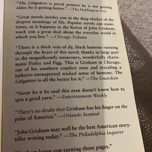 The Litigators: A Novel by Grisham, John - Picture 4 of 4